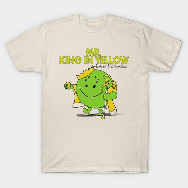 King In Yellow -transparent BG T-Shirt by Cryptids-Hidden History